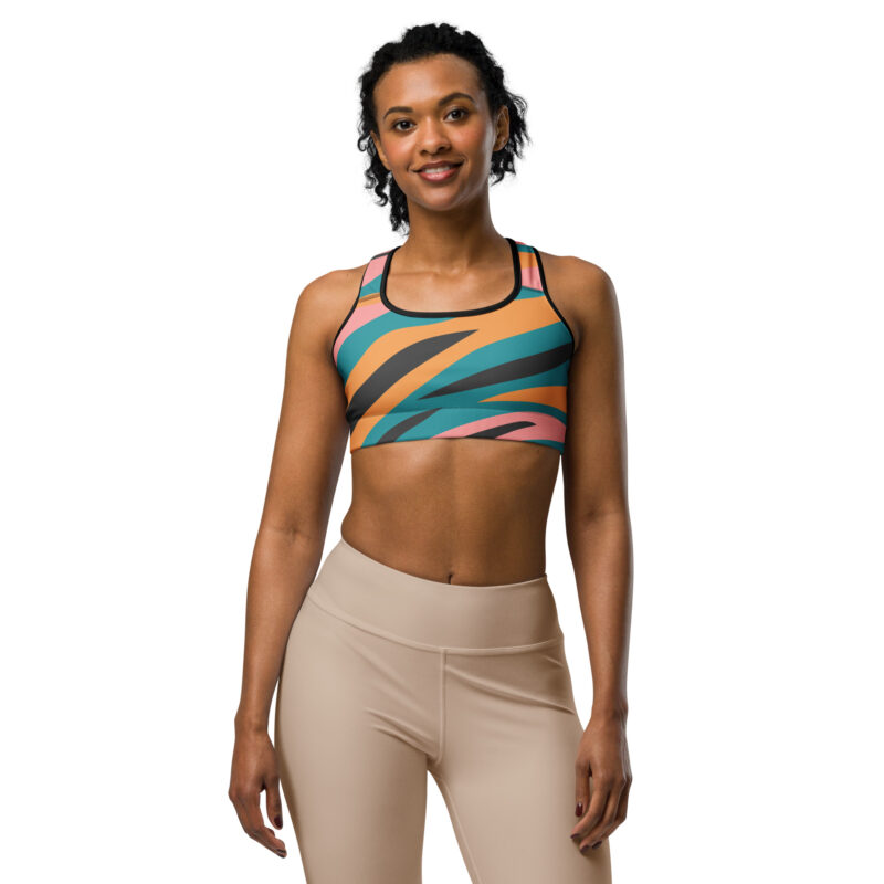 Zebra Pop Sports bra - Image 3